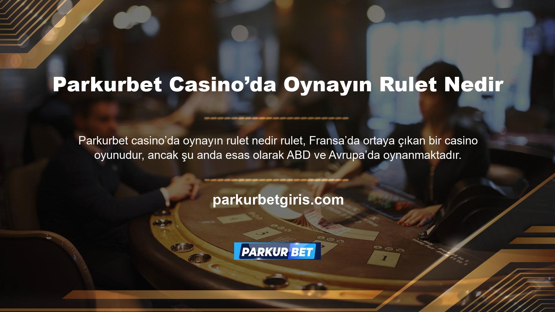 Temel olarak, tüm casino oyunlarının mantığı, oran oranlarını korumak veya belirli tahminler yapmaktır