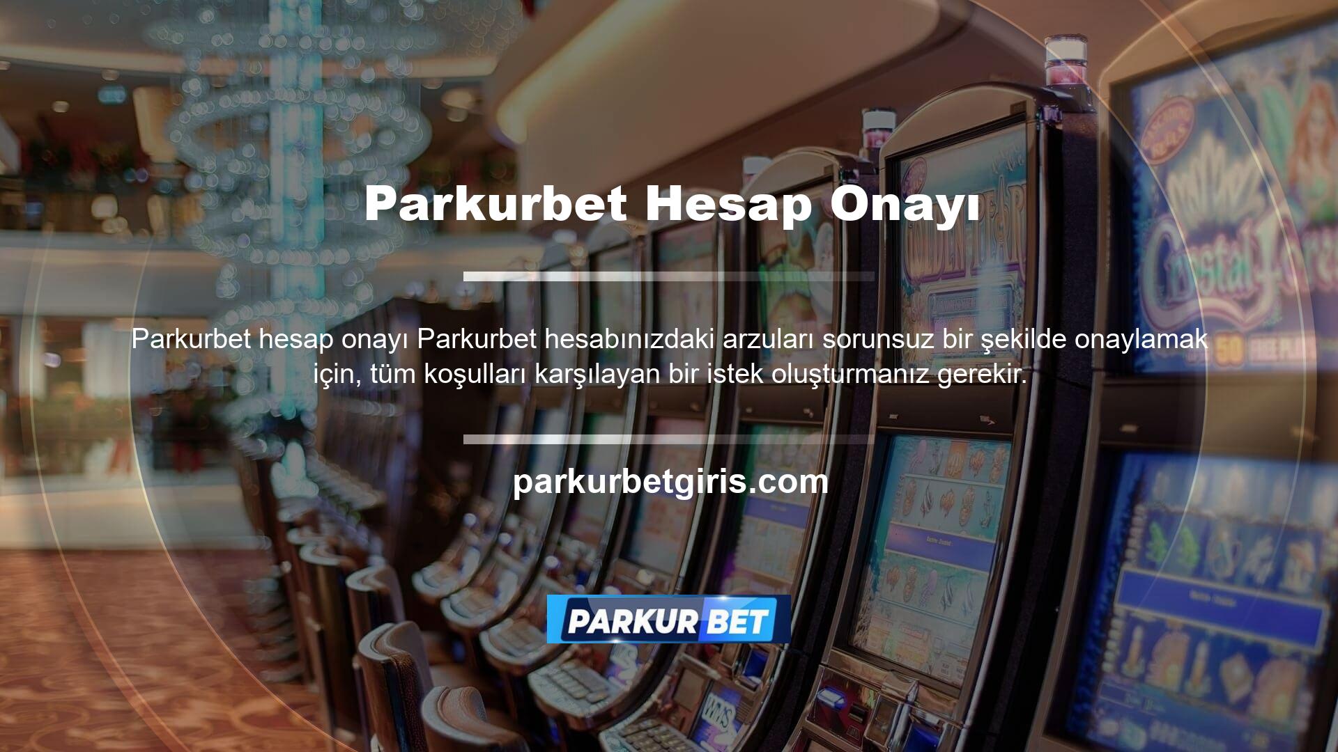 Mevcut Parkurbet adresine nasıl para çekebilirim